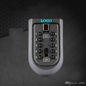 Скрытые хранения Ларец Push Button Cipher Key Box Personality Password Lock Case Cat Eye Ремонт Настенная Горячая продажа 40sjB1