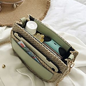 HBP кошельки сумочки кошельки мешки с перекрестными мешками модные соломенные вязание крючко