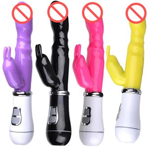 Kadınlar Seks Oyuncaklarını Klitorisler toptan satış-G spot Tavşan Vibratör Frekans Titreşimli Yapay Penis Vibratör Kadınlar Için Seks Oyuncakları Oral Clit Samimi Masaj Teşvik Seks Ürün