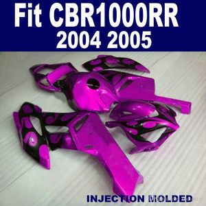 Originalform-Kunststoffverkleidungssatz für HONDA CBR1000RR 2004 2005 rot schwarze Motorradteile CBR 1000 RR 04 05 Verkleidungen XB887