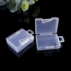 Transparent PP Storage Boxes Practical Hanging Toolbox Plastic Container Box for Jewelry Screw Sewing Tools