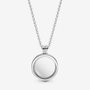100% 925 Sterling Silver Classic Lockets Naszyjnik Moda Zaręczyny Wedding Biżuteria Akcesoria Dokonywanie dla kobiet Prezenty
