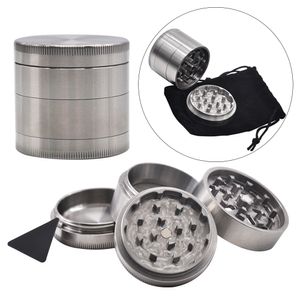 Stainless Steel Smoking Heb Grinders 4 Piece Sharp Diamond Teeth Metal Smoke Tobacco Herb Grinder Spice Crusher Hand Muller Pipes