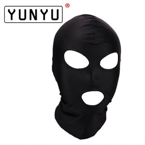 Fetish Mask Hood Sexy Toys Open Mouth Eye Bondage Hood Party Mask Cosplay Slave Headgear Mask Adult Game Sex Products 4 Style C18112701