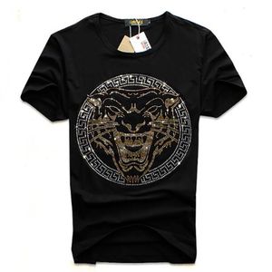 Erkekler Ünlü Elmas Tasarım Tişörtlü Moda T-shirt Erkekler Komik T Gömlek Pamuk Tops Ve Tees