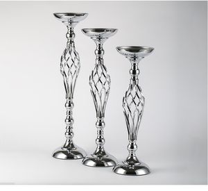 Novo estilo de lustre de casamento flor floral suporte candelabros, mesa de casamento candelabros mesa central best0883