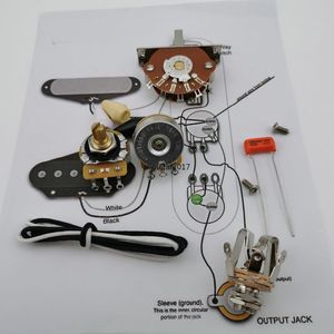 TL Kondensator gitarowy Potentiometr CTS 250K Zestaw okablowania wału miedzianego dla stra CDE 225P .033 100 V Orange Cap +Rysowanie linii spawalniczej