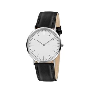 Новые модные кожаные часы в полоску 36 мм женские часы 40 мм мужские часы кварцевые часы Relogio Feminino Montre Femme наручные часы подарок 2 шт.