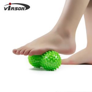 Virson Relax Muscle Fitness Exercício PVC Peanut Massage Ball Spiky1