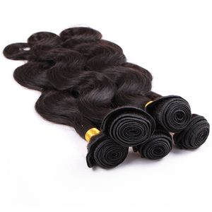 6 pacotes 50g pcs onda do corpo cabelo virgem tecelagem brasileiro peruano malaio trama de cabelo virgem remy brasileiro 100 extensões de cabelo humano