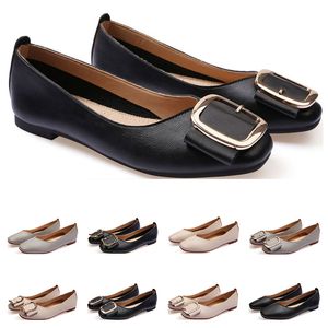 Cheap ladies flat shoe lager size 33-43 womens girl leather Nude black grey New arrivel Working wedding Party Dress shoes eleven