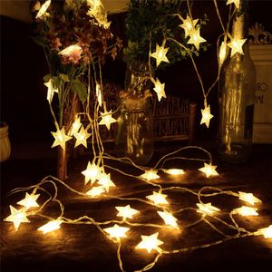 Wholesale white twinkle string lights resale online - Star String Lights Battery USB Operated LED Twinkle Lights Indoor Fairy Lights Warm White for Patio Wedding Bedroom Princess