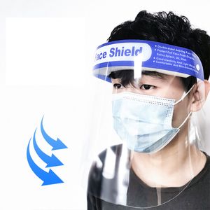 Transparente de protecção completa Mask Anti-Fog respingo Oil-à prova de respingos Máscara Facial Protect Escudo Anti-UV Anti-Shock Segurança máscaras do partido