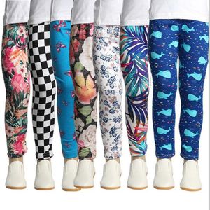 Designers Barn Leggings Barn Vår Höst Tryckt Byxor Princess Klänningar Baby Girls Strumpbyxor Byxor Kids Safe Underwear CQZ178