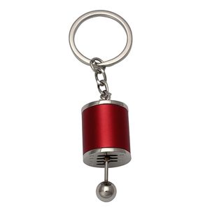 Chaveiro de carro Keychain Imitação 6 Velocidade Manual Car-Styling Carrinho Keyrings Engrenagem Knob SHIFT Gearbox Stick para Homens Mulheres Presentes