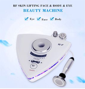 3 In 1 RF Skin Rejuvenation Facial Machine For Body Shaping Face Lifting Eyes Bag Removal Portable Mini RF Machine For Home Use