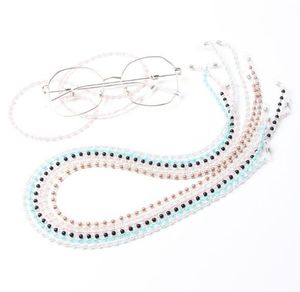 Wholesale Women Vintage Acrylic Pearl Beaded eyeglasses strap chain for Sunglasses Reading Glasses string Cord Holder neck strap Rope