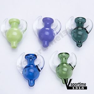 Devil Color Glass Bubble CARB CAP OD 20 мм Купол для кварцевых Банки Ногтей Водные трубы DAB Нефтяные буровые установки Бонг 842