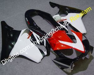 Kit de justo para Honda CBR600 F4I CBR600F4I CBR 600 600F4I CBRF4I 2004 2005 2006 Conjunto de carestes pretos brancos vermelhos (moldagem por injeção)