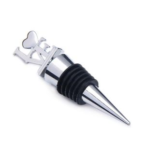Wholesale wine bottle stoppers wedding favors for sale - Group buy Romantic letter LOVE red wine bottle stopper Creative European small gifts Wedding favor Valentine s day gift LX1124