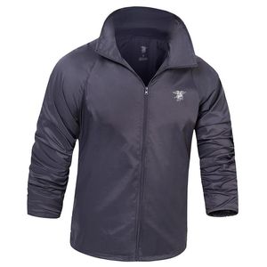 Fashion- Jacket Thin Slim Long Sleeve Camouflage Military Jackets Windbreaker Zipper Outwear Army Brand Clothing Size S-4XL