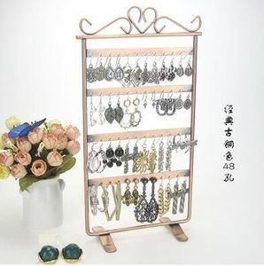 4style Jewelry Display Stand Holder Earring Display Stand Iron Wall Frame Necklace Holder Accessories Base Storage Dro 1pc C172