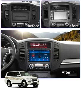 Android 8.1 Bil DVD GPS-navigering Multimedia för Mitsubishi Pajero 2006-2011 med EasyConnect Support CarPlay 4G / WiFi DVR OBD DAB