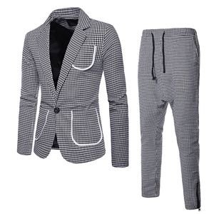 Autumn and Winter Men's Wear Large Body Single Button Men's Lapel Suit Mens Suits with Pants