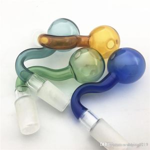 10mm 14mm 18mm bunte dicke Pyrex-Glas-Ölbrennerrohre männlich-weibliche Gelenkschale für Wasserpfeifen-Glas-Bong-DAB-Öl-Rig-Schalen