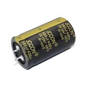 Capacitor eletrol￭tico de p￩s grossos JCCON 400V560UF Volume 30x50 Power inversor