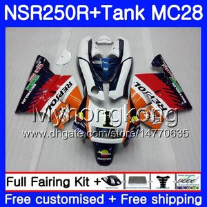 Injektion för Honda MC28 PGM4 NSR250R 94 95 96 97 98 99 265HM.17 NSR250 R NSR 250 250R Repsol Orange 1994 1995 1996 1997 1998 1999 Fairing