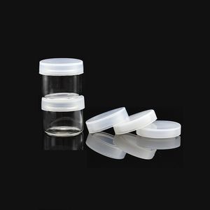 Glasglas Capacity6ml Kapazität für Konzentrate Klekse Wax Kein Hals Non-Stick Farbe Transparent Probe Willkommen Kundenspezifisches Logo