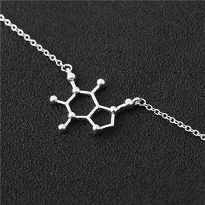 30pcs Cover Tea Dopamine Molécula Moléculas químicas Moléculas químicas Estrutura científica Estrutura química Bracelets moleculares para jóias de enfermagem