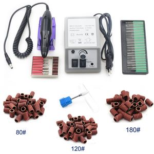 35000RPM Nail Art Equipment Electric Acrylic Nail Art Drill Nail Polish Machine File Buffer Bits Manicure Pedicure Kit