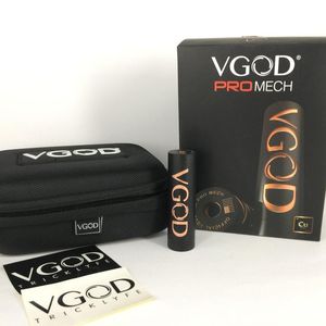Wholesale vgod pro mech for sale - Group buy Ecig Vape Mods VGOD PRO MECH Box Mod with Large Vent Holes Portable Starter Kit