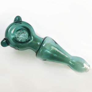 2023New Style Glass Hand Pipe Tobacco Cute Spoon Shape Dry Herb Rig Burner Rökningstillbehör