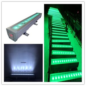 24 stycken utomhus 12st * 3W DMX RGB LED Väggbricka RGB Wallwasher Vattentät upp Lights