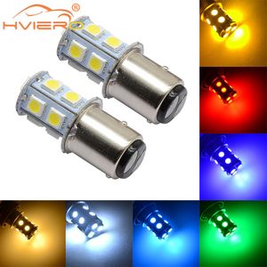 1156 BA15S 1157 Bay15D P21W BA15D 13LED 5050 Luzes do carro Transforme o sinal de estacionamento Lâmpadas de cauda de freio Auto Bulbos reversos Auto DC 12V