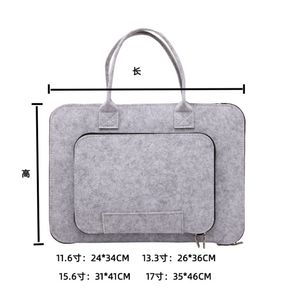 factory direct hair european and american fashion notebook felt bag multifunctional computer protective cover can be customized according