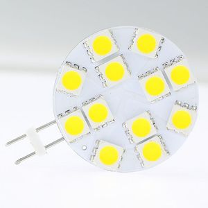 G4 lampa lampa 12LED 5050 SMD DIMMABLE 12V24V LED Spot Boat Light Marine Automobiles Lamp Free Shipping