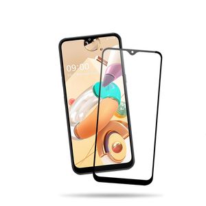 Protetores de tela para LG Aristo5 / K31 Samsung Galaxy A21 A11 Cola de Borda Completa Vidro temperado com pacotes de papel