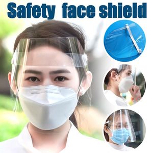 Transparent Protective mask full face Anti-fog protective masks cooking oil splash dust hat children adult face mask rainy riding face cover