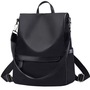 Mulheres Viagem Backpack Anti Theft Mochila nylon impermeável mochila leve sacos de ombro