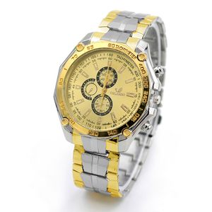 Jian Jin's Men's Watch Watch Legato Steel Band Watch Wholesale Leisure Quart Watch Men's Watch