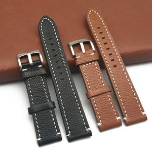 Nuovo orologio cinturino in pelle cinturino in pelle cinturino in pelle 18mm 20mm 22mm pieghevole chiusura per polsist da polsini