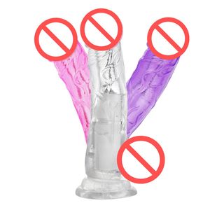 Female Masturbation Cystal Dildo 10 Speed Vibration Rotation Simulated penis USB Charging penis Sex toys For women J1734