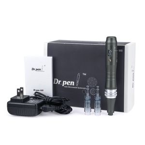 Pele Dr.pen Ultima M8 sem fio Professional Derma Electric Pen System Care Therapy Kit Microneedle baioneta Cartuchos beleza máquina