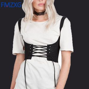 CummerBunds Black Bow CummerBunds Mulher Denim Belt Zipper Calças de Jeans Coletes Largo Mulheres Cintos Punk Rivet Vestido de Moda Waistbands Senhora