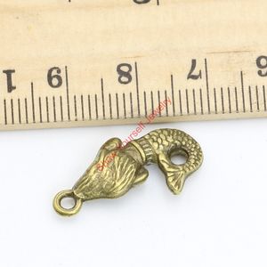 Wholesale- Tone Vintage Mermaid Charms Pendants for Jewelry Making DIY Handmade Craft 23x12mm Jewelry making DIY