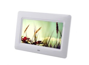 7 polegadas TFT LCD Digital Photo Frame Álbum MP4 Movie Player Alarme cCck 16: 9 JPEG / JPG / BMP MMC / MS / SD MPEG AVI Xvid Livre